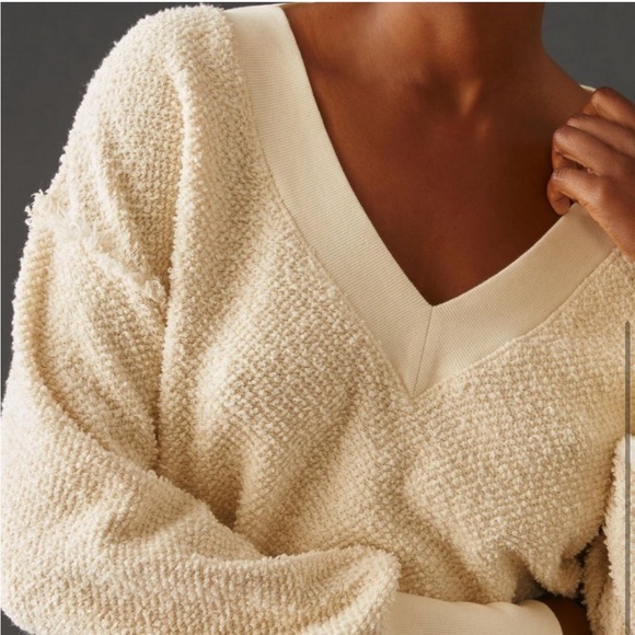 Anthropologie T.La Zuri Sweatshirt size XXS - Picture 3 of 8